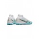 Nike Air Zoom Mercurial Superfly Ix Elite TF White Blue Soccer Cleats