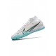 Nike Air Zoom Mercurial Superfly Ix Elite TF White Blue Soccer Cleats