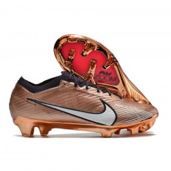 Nike Air Zoom Mercurial Vapor 15 Elite FG Metallic Copper Soccer Cleats