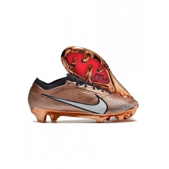 Nike Air Zoom Mercurial Vapor 15 Elite FG Metallic Copper Soccer Cleats