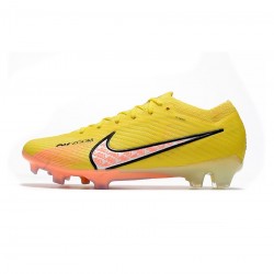 Nike Air Zoom Mercurial Vapor 15 Elite FG Lucent Yellow Soccer Cleats