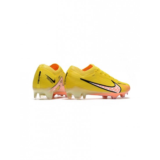 Nike Air Zoom Mercurial Vapor 15 Elite FG Lucent Yellow Soccer Cleats