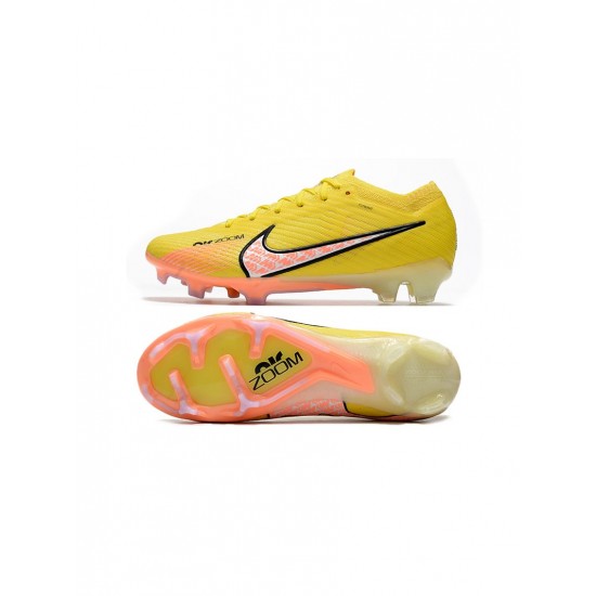 Nike Air Zoom Mercurial Vapor 15 Elite FG Lucent Yellow Soccer Cleats