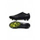 Nike Air Zoom Mercurial Vapor 15 Elite FG Black Grey Volt Soccer Cleats