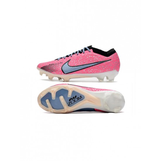 Nike Air Zoom Mercurial Vapor Xv Elite FG Firm Ground Pink Blue Soccer Cleats