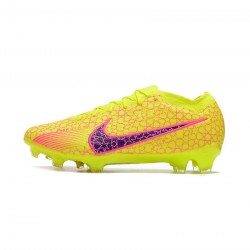 Nike Air Zoom Mercurial Vapor Xv Elite FG Firm Ground Yellow Purple Soccer Cleats