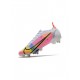 Nike Mercurial Dragonfly Vapor 14 Elite SG Pro White Metallic Silver Dark Raisin Soccer Cleats