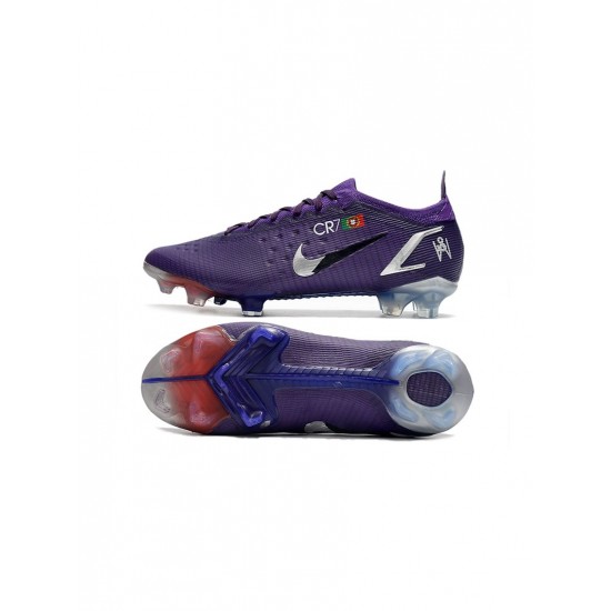 Nike Mercurial Dream Speed Vapor 14 Elite FG Purple Silver Soccer Cleats