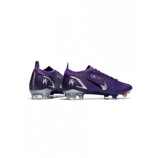 Nike Mercurial Dream Speed Vapor 14 Elite FG Purple Silver Soccer Cleats