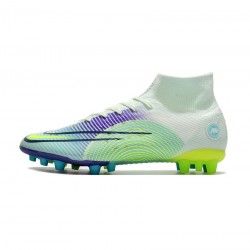 Nike Mercurial Superfly 8 Elite AG Barely Green Volt Electro Purple Soccer Cleats