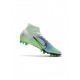 Nike Mercurial Superfly 8 Elite AG Barely Green Volt Electro Purple Soccer Cleats