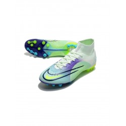 Nike Mercurial Superfly 8 Elite AG Barely Green Volt Electro Purple Soccer Cleats