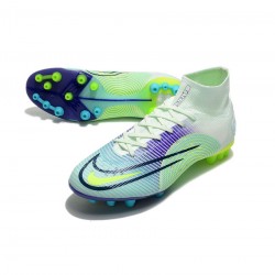 Nike Mercurial Superfly 8 Elite AG Barely Green Volt Electro Purple Soccer Cleats