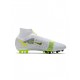 Nike Mercurial Superfly 8 Elite AG Pro Silver Safari Pack White Black Metallic Silver Volt Soccer Cleats