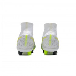 Nike Mercurial Superfly 8 Elite AG Pro Silver Safari Pack White Black Metallic Silver Volt Soccer Cleats