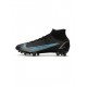 Nike Mercurial Superfly 8 Elite AG Pro Black Iron Grey University Blue Soccer Cleats