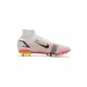 Nike Mercurial Superfly 8 Elite AG Pro White Black Bright Crimsonpink Blast Soccer Cleats