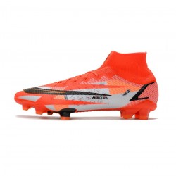 Nike Mercurial Superfly 8 Elite Cr7 FG Chile Red Black Ghost Total Orange Soccer Cleats