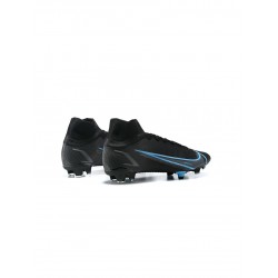 Nike Mercurial Superfly 8 Elite FG Black Blue  Soccer Cleats