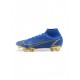 Nike Mercurial Superfly 8 Elite FG Blue Gold  Soccer Cleats