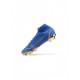 Nike Mercurial Superfly 8 Elite FG Blue Gold  Soccer Cleats