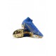 Nike Mercurial Superfly 8 Elite FG Blue Gold  Soccer Cleats