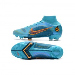 Nike Mercurial Superfly 8 Elite FG Blueprint Chlorine Blue Laser Orange Marina Soccer Cleats