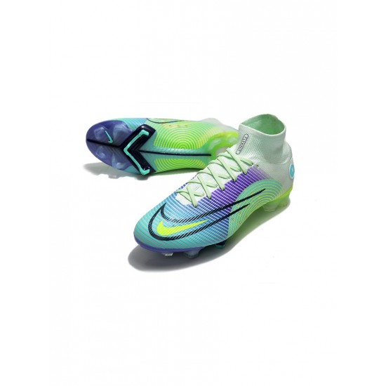 Nike Mercurial Superfly 8 Elite FG Dream Speed 5 Barely Green Volt Electro Purple Soccer Cleats