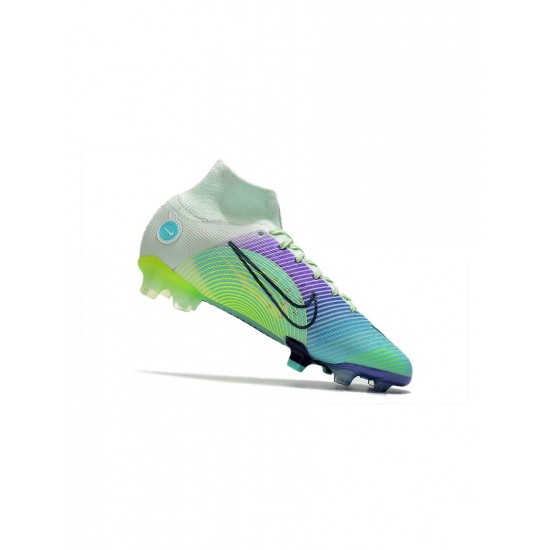 Nike Mercurial Superfly 8 Elite FG Dream Speed 5 Barely Green Volt Electro Purple Soccer Cleats