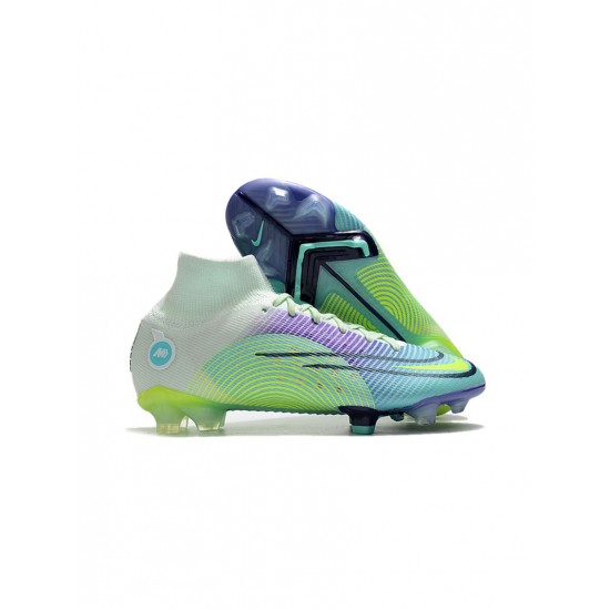 Nike Mercurial Superfly 8 Elite FG Dream Speed 5 Barely Green Volt Electro Purple Soccer Cleats