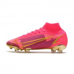 Nike Mercurial Superfly 8 Elite FG Pink Gold Soccer Cleats