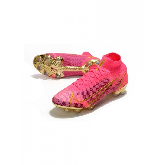 Nike Mercurial Superfly 8 Elite FG Pink Gold Soccer Cleats