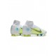 Nike Mercurial Superfly 8 Elite FG While Volt Blue Soccer Cleats