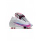 Nike Mercurial Superfly 8 Elite FG White Blue Pink Soccer Cleats