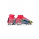 Nike Mercurial Superfly 8 Elite FG White Pink Black Multicolor Soccer Cleats