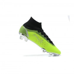 Nike Mercurial Superfly 8 Elite FG Volt Silver Black  Soccer Cleats