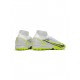 Nike Mercurial Superfly 8 Elite Safari TF White Black Metallic Silver Volt Soccer Cleats