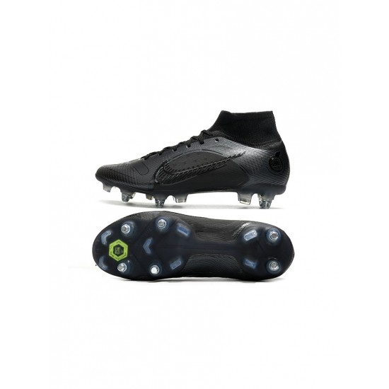 Nike Mercurial Superfly 8 Elite SG Pro All Black  Soccer Cleats