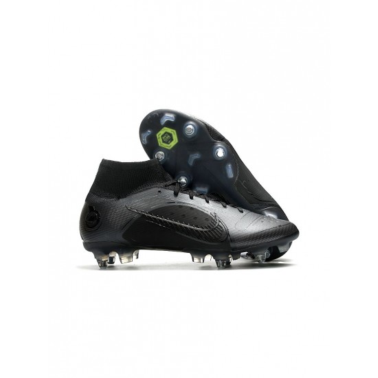 Nike Mercurial Superfly 8 Elite SG Pro All Black  Soccer Cleats