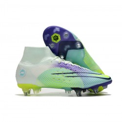 Nike Mercurial Superfly 8 Elite SG Pro Dream Speed 5 Barely Green Volt Electro Purple Soccer Cleats