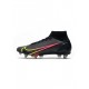 Nike Mercurial Superfly 8 Elite SG Pro Black Cyber Yellow Off Noir Soccer Cleats