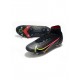 Nike Mercurial Superfly 8 Elite SG Pro Black Cyber Yellow Off Noir Soccer Cleats