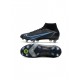 Nike Mercurial Superfly 8 Elite SG Pro Black Iron Grey University Blue Soccer Cleats