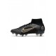 Nike Mercurial Superfly 8 Elite SG Pro Black Metallic Gold Metallic Silver Soccer Cleats