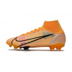 Nike Mercurial Superfly 8 Elite SG Pro Orange Black Multicolor Soccer Cleats