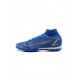 Nike Mercurial Superfly 8 Elite TF Blue Gold Soccer Cleats