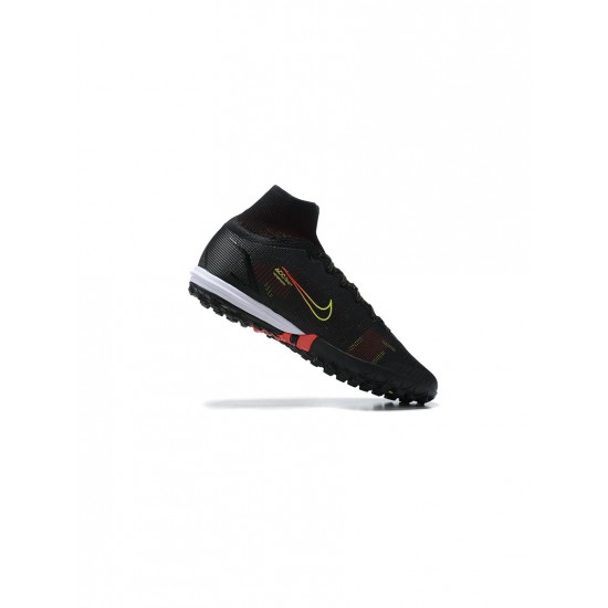 Nike Mercurial Superfly 8 Elite TF Black Cyber Off Noir Soccer Cleats