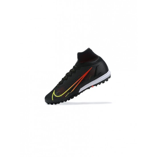 Nike Mercurial Superfly 8 Elite TF Black Cyber Off Noir Soccer Cleats