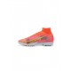 Nike Mercurial Superfly 8 Elite TF Bright Crimson Metallic Silver Soccer Cleats