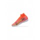 Nike Mercurial Superfly 8 Elite TF Bright Crimson Metallic Silver Soccer Cleats